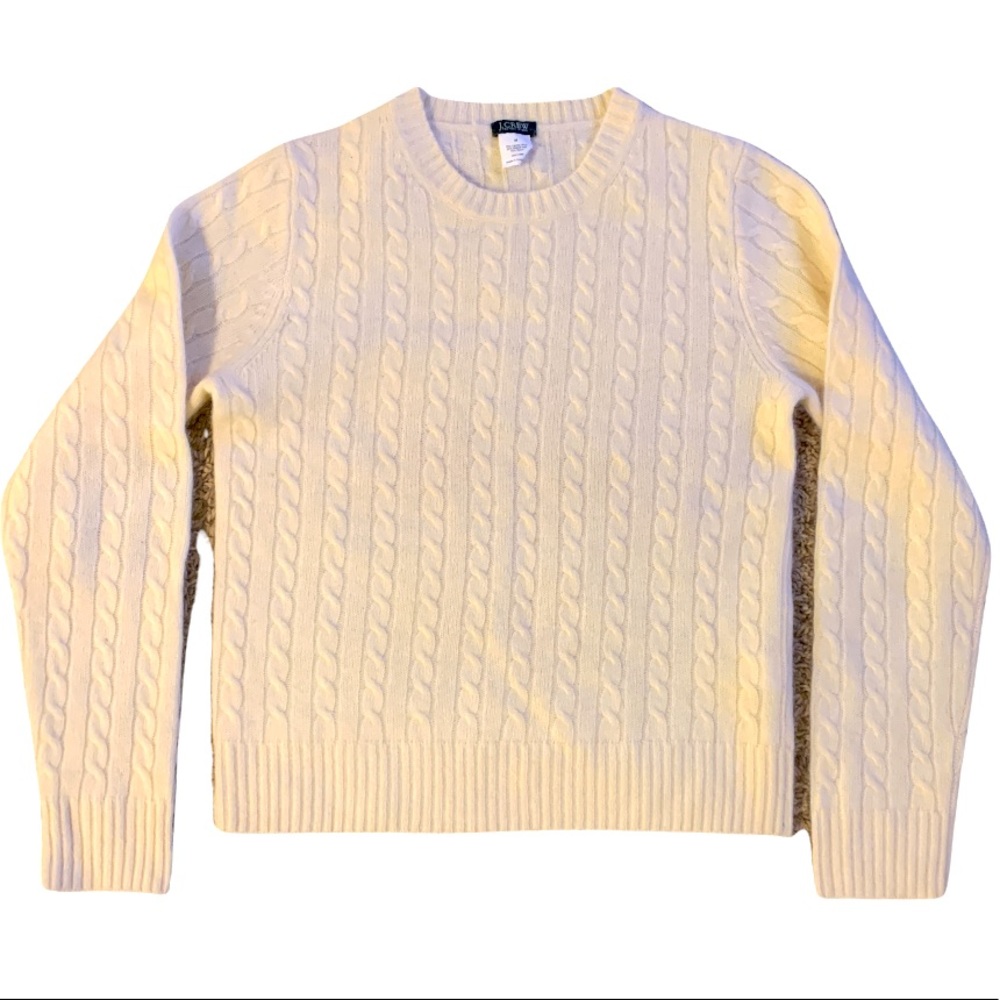 J. Crew Lamb’s Wool Cable Knit Sweater